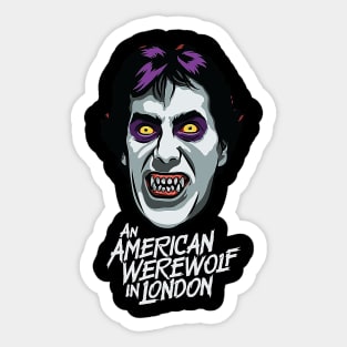 American Werewolf in London Fright Sticker